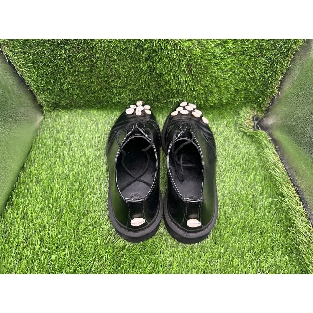 Dr. Martens 1461 Mono 14345001 Oxford Shoe Unisex M9/W10 Black Leather Sea Shell